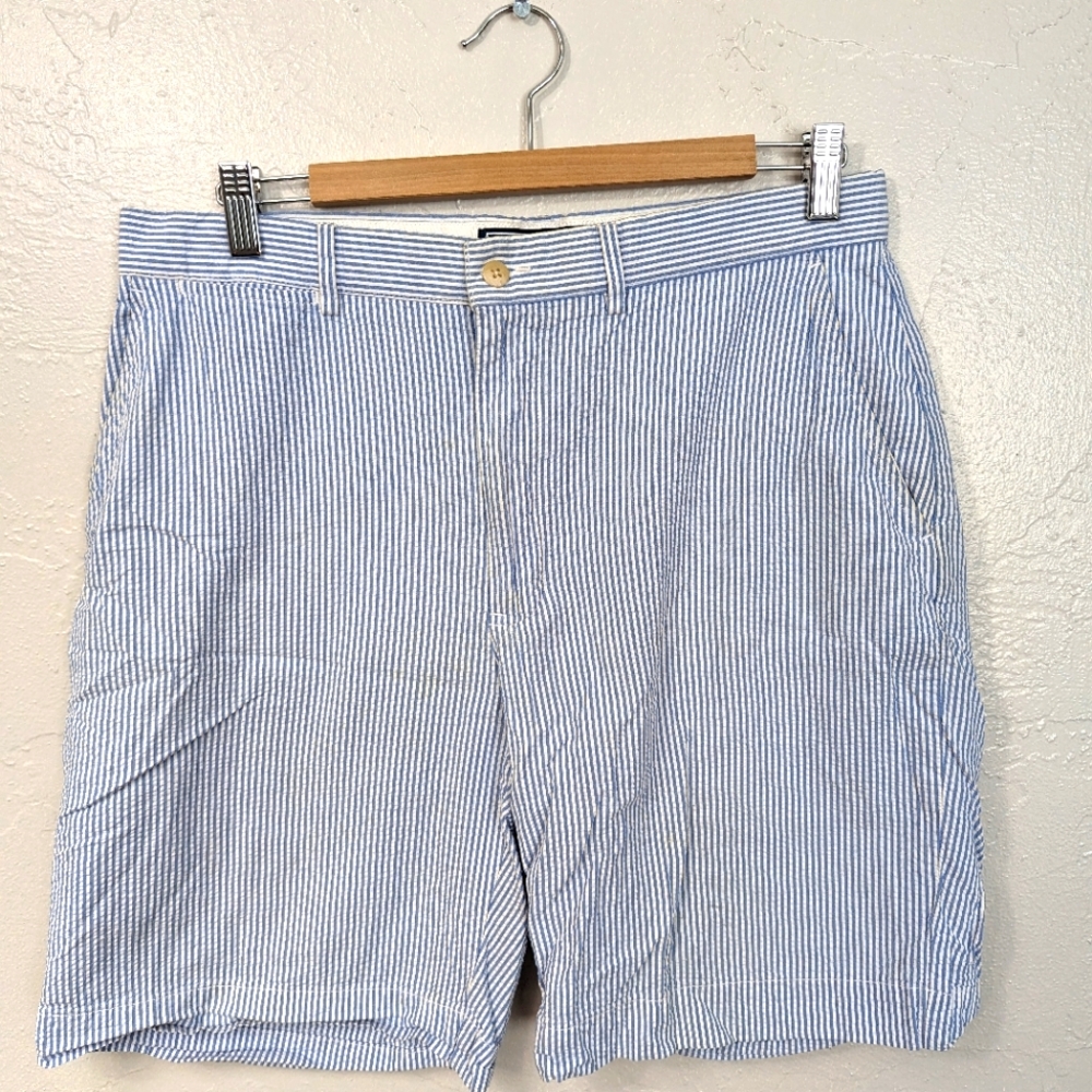 Vintage Polo Ralph Lauren Seersucker Shorts 32 Mens